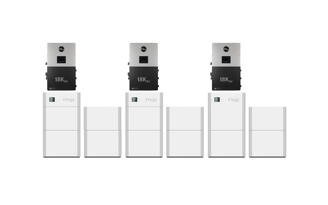 Grid-Tied Commercial 36kW 61.4kWh Ethos Energy Storage System ESS SKU K0967