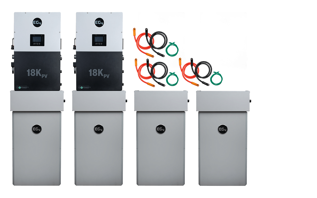 BigBattery Grid-Tied Outdoor_Residential 24kW 57.3kWh EG4 PowerPro System (ESS) SKU K0761
