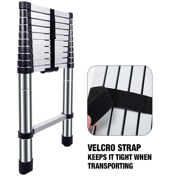 9.5 Inch Telescoping Universal Fit Ladder with hooks for BA Rooftop Tent