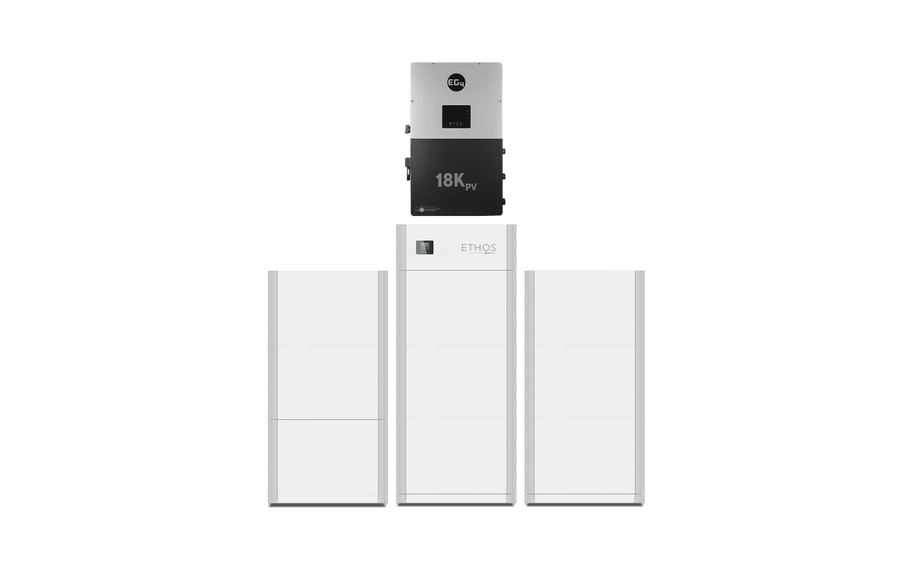 BigBattery Grid-Tied Outdoor Residential 12kW 46kWh ETHOS Energy Storage System (ESS)  SKU K0754